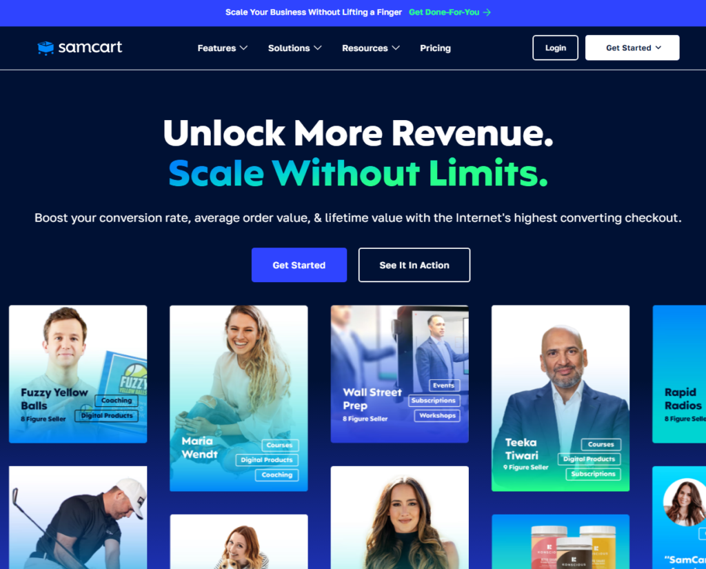 SamCart Funnel Builder